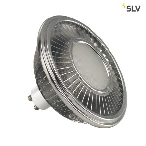 LED ES111 šviestuvas, 15.5W PowerLED , sidabrinės spalvos-pilkas, 140°, 2700K