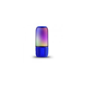 6W BLUETOOTH KOLONĖLĖ SU LED ŠVIESOMIS, MĖLYNA, USB IR TF VIETA, DC:5V