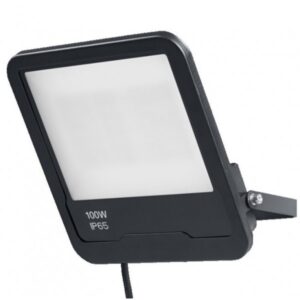 100W LED prožektorius SMART+ WIFI, juodas, 3000K/RGB, dimeriuojamas